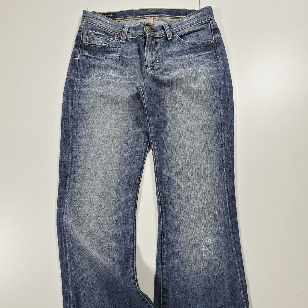Citizens Of Humanity (CoH) Ingrid 002 Distressed Flare Jeans Sz 27 - Picture 4 of 12